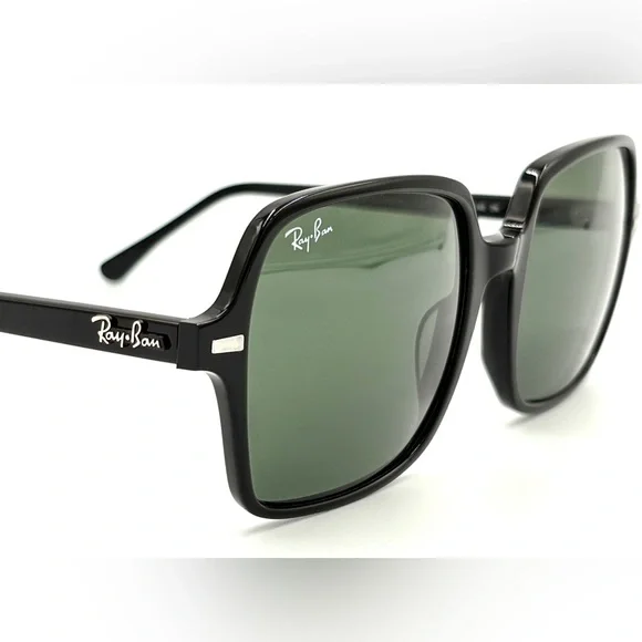 Ray-Ban Womens Black Rb1973 Sunglasses Square II 901/31 53-140 - Picture 13 of 14